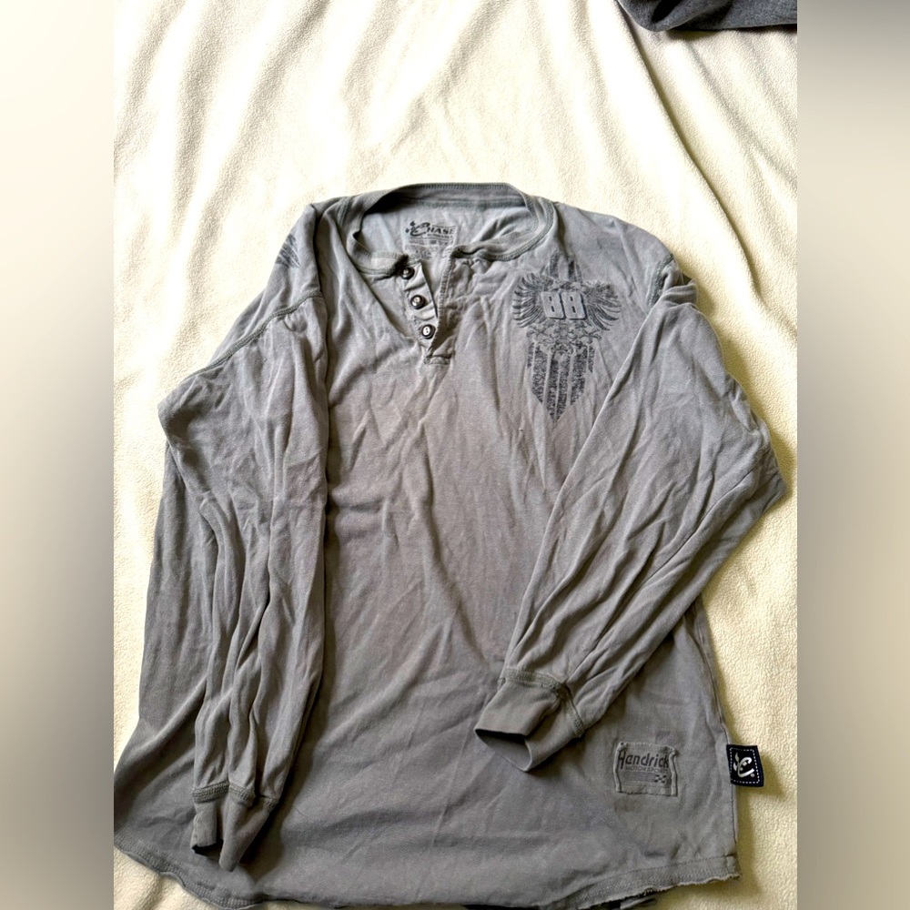 “Dale Earnhardt JR #88” Henley Long sleeve shirt for Men